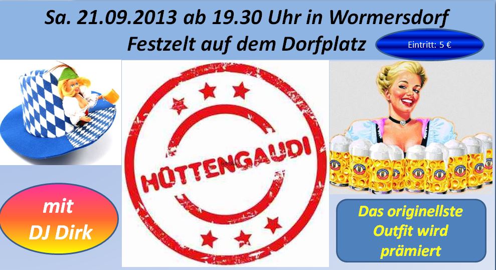 Visitenkarte Kirmes2013