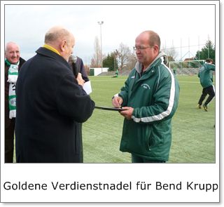 Goldene Verdienstnadel für Benrd Krupp